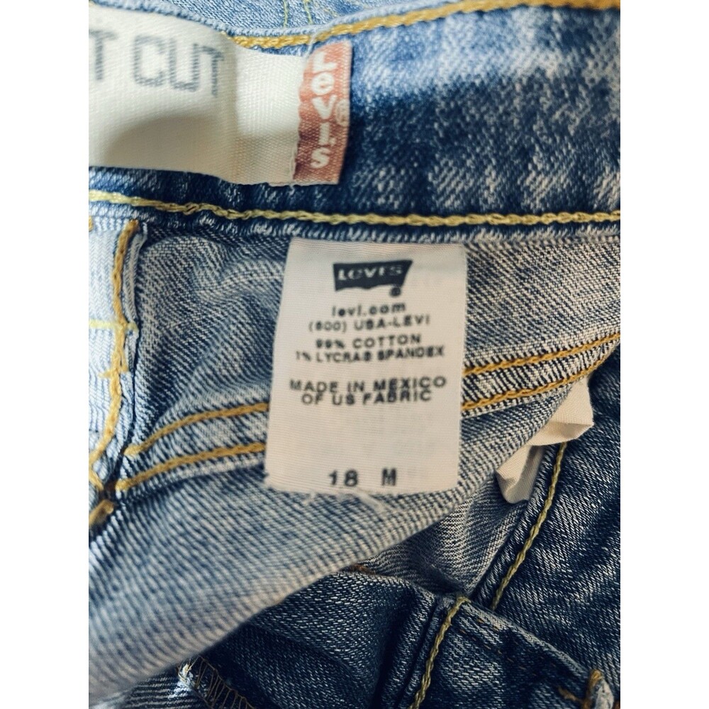levi's 515 womens boot| cut denim jeans stone Wash Size 18 Medium Y2K - Picture 10 of 10